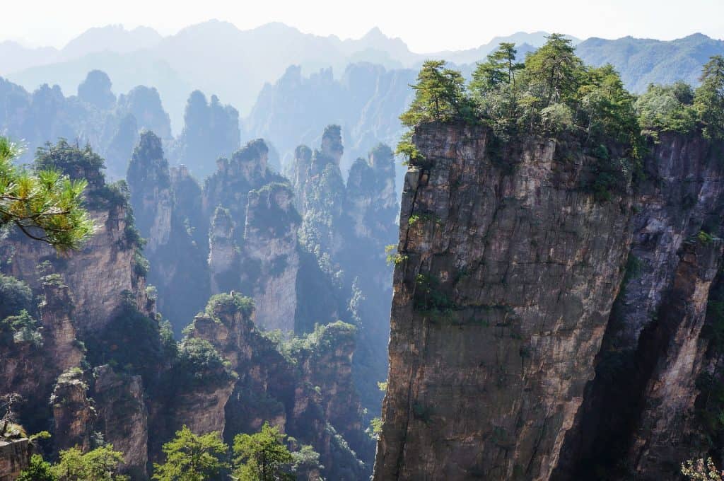 hiking in china