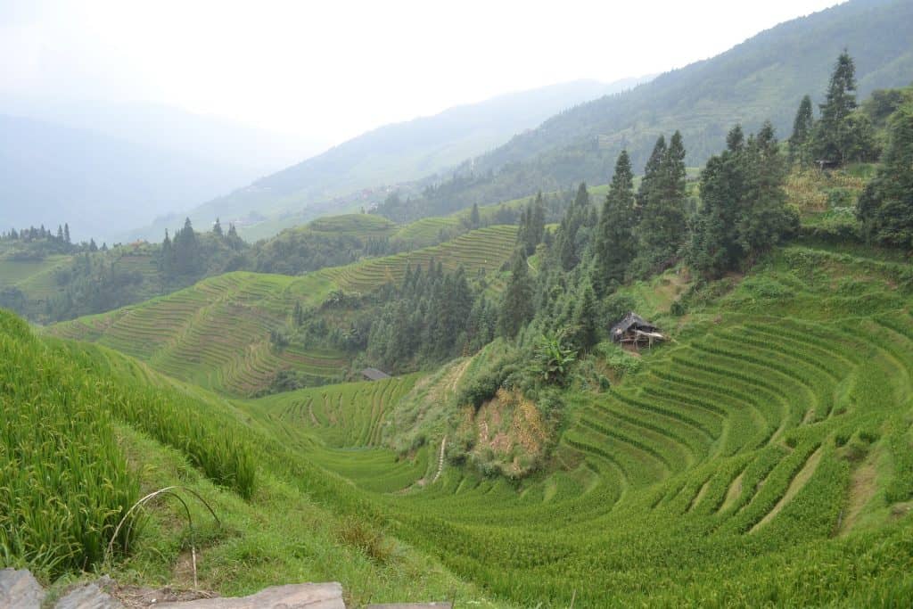 hiking in china