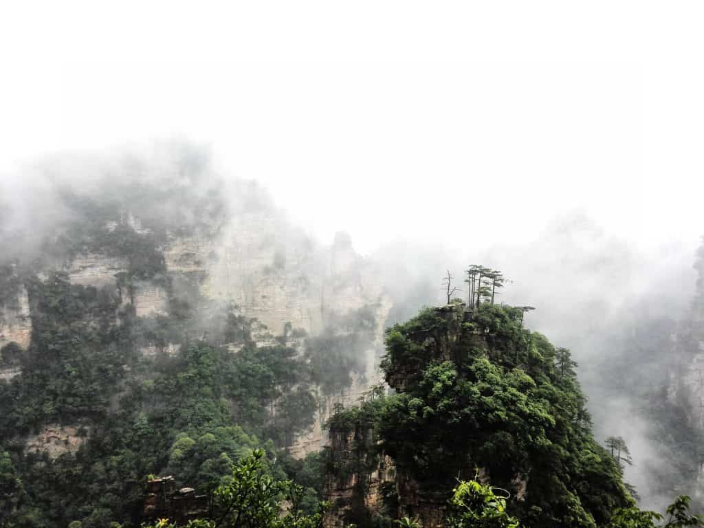 hiking in china