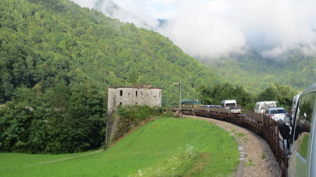 bled, slovenia train