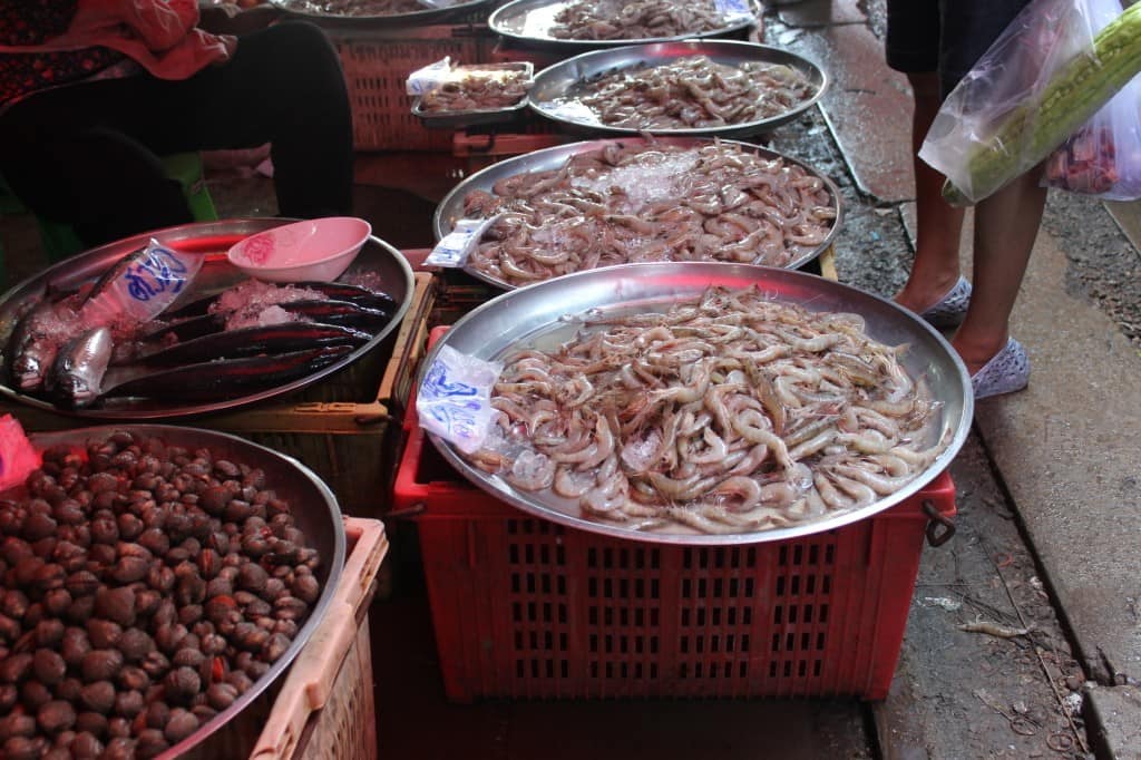 maeklong train market bangkok