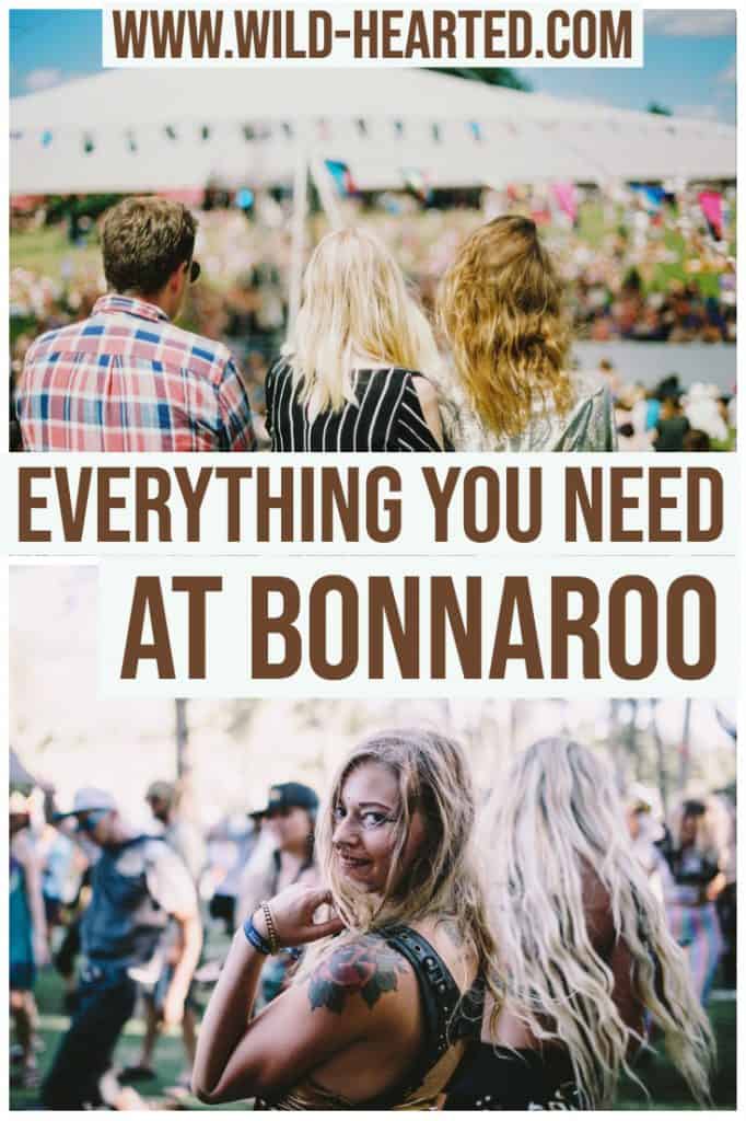 bonnaroo packing list