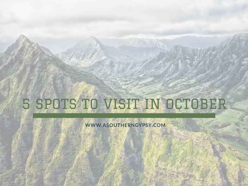 You are currently viewing 5 Great Destinations to Visit in October