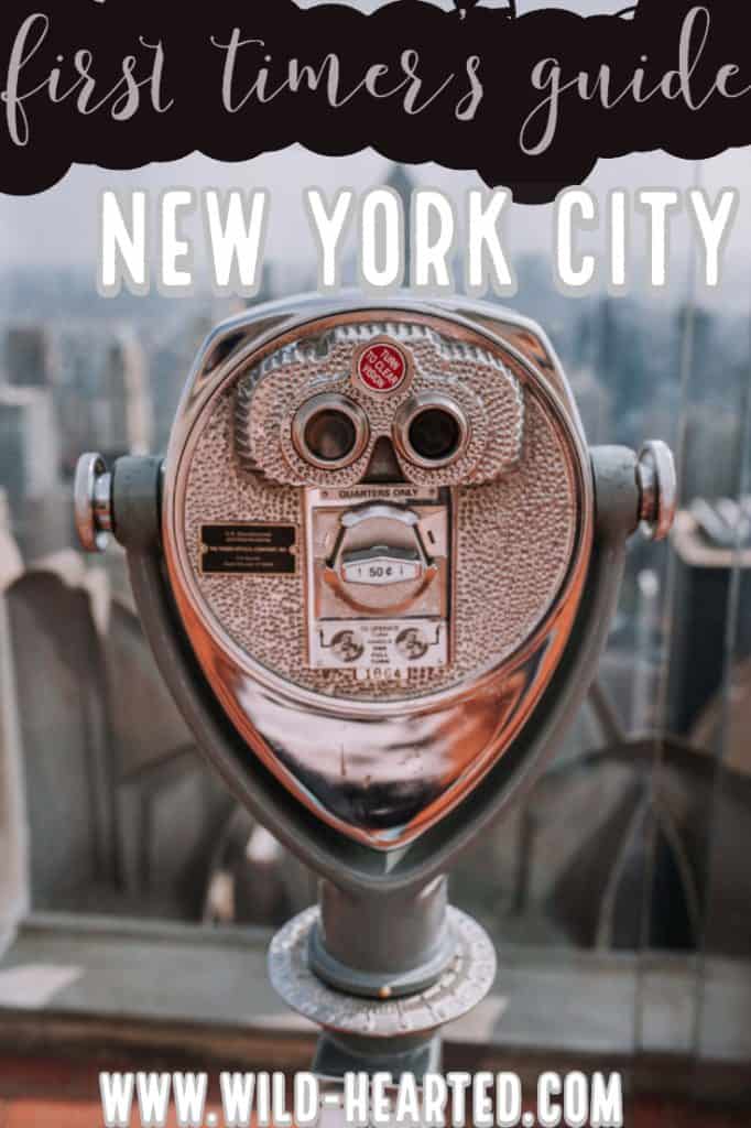 tips for visiting new york city for the first time