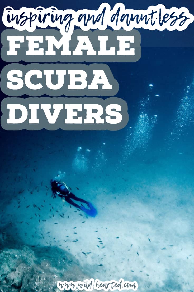 female scuba divers