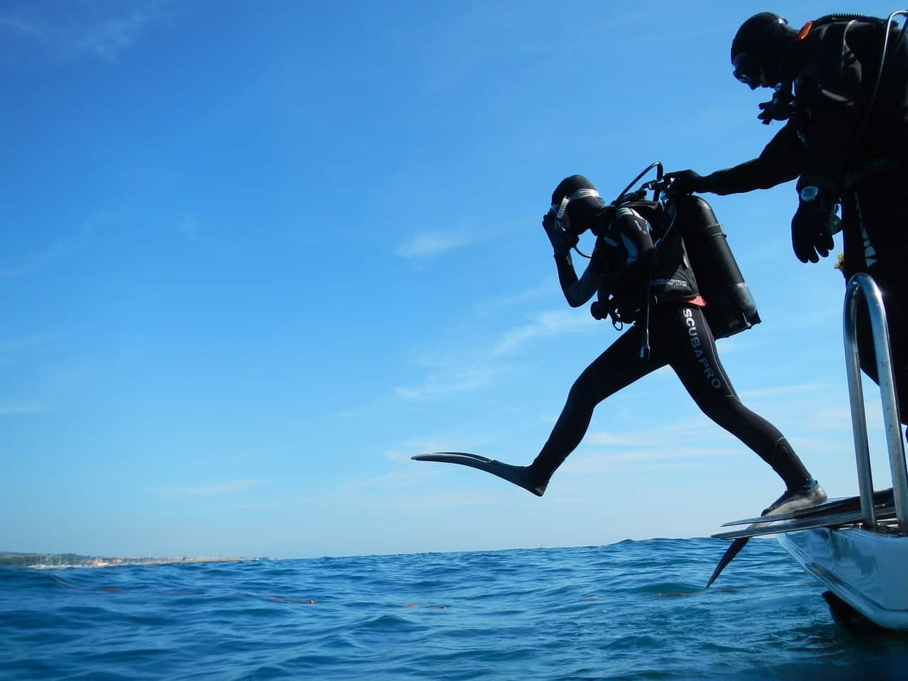 what helps with anxiety while scuba diving