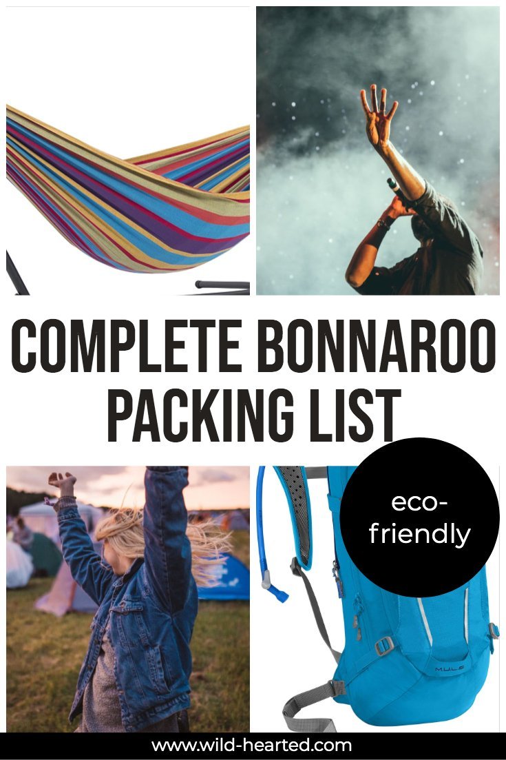 bonnaroo packing list