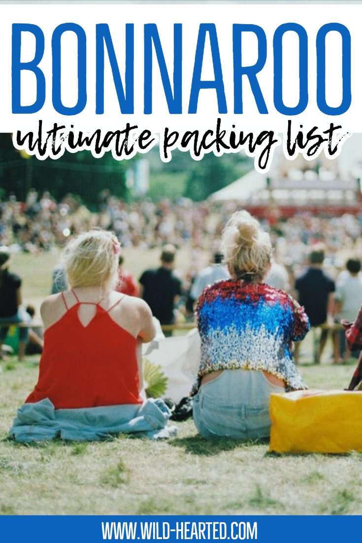 bonnaroo packing list