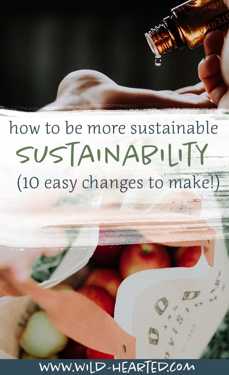 how to be more sustainable