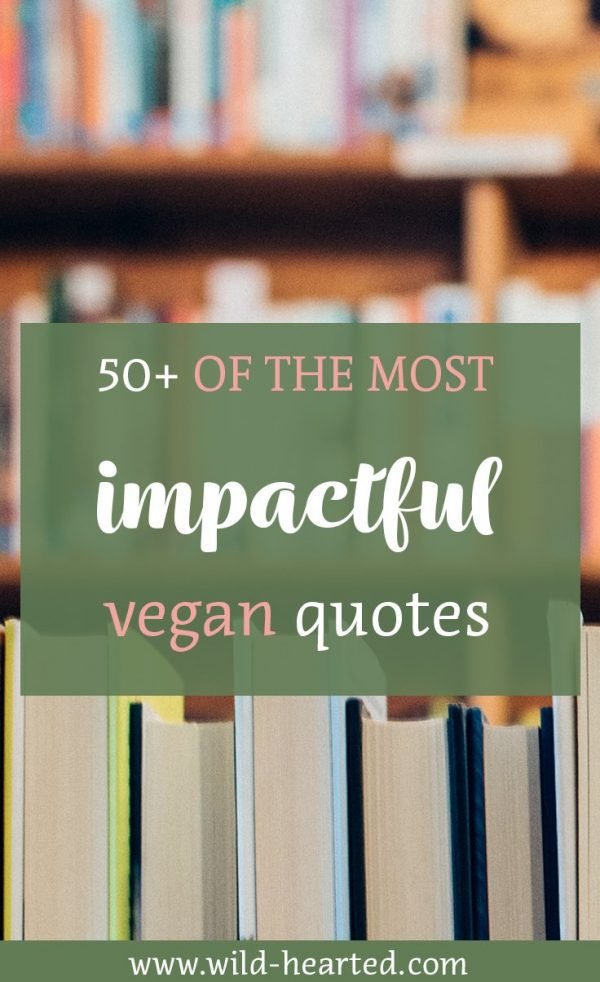 50+ Powerful Vegan Quotes Ready to Inspire and Invoke Change • Wild Hearted