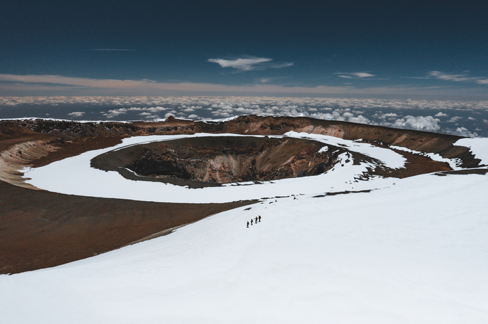 Climbing Mount Kilimanjaro - Crater