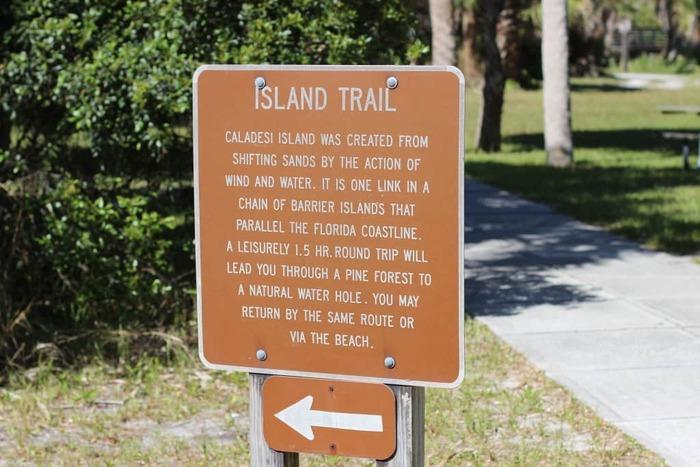 Caladesi Island State Park – Nature Trail Sign