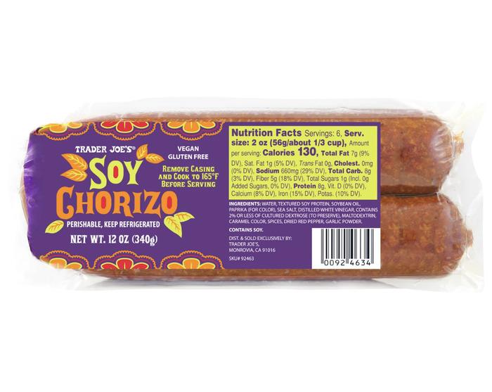 Vegan Trader Joe's – Soy Chorizo