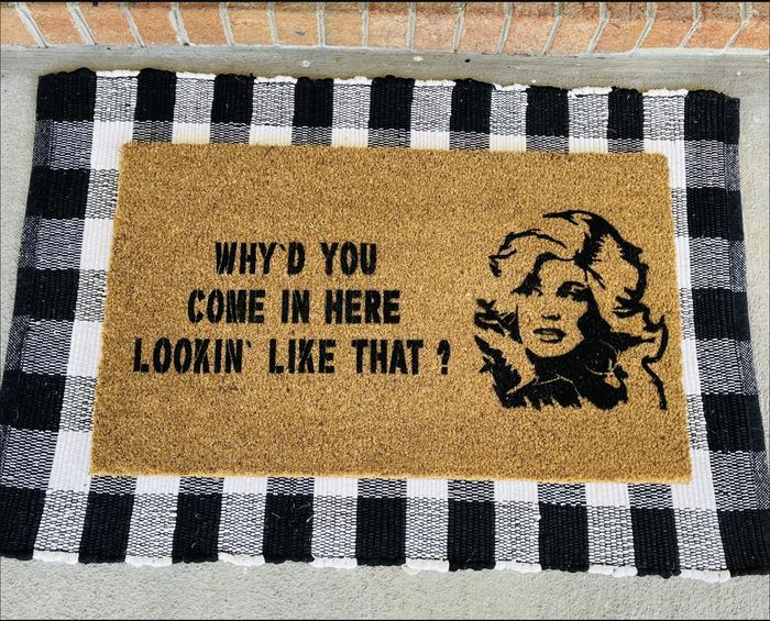 Dolly Parton Gifts - Dolly Doormat