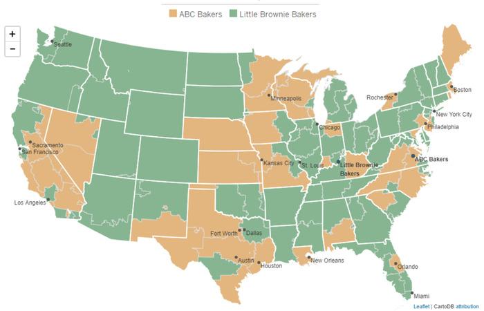 vegan girl scout cookies - map